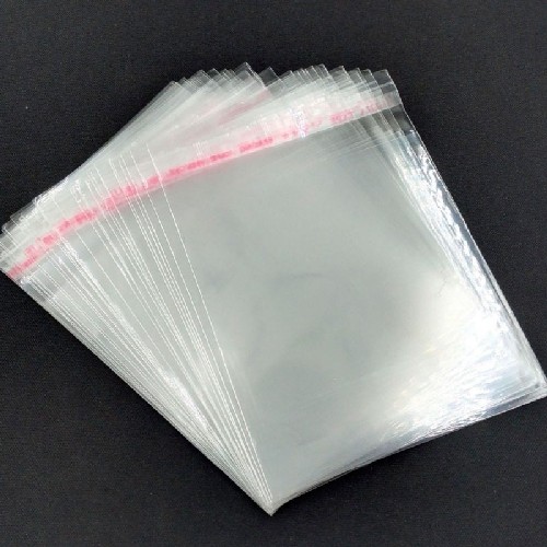 envelope transparente com adesivo