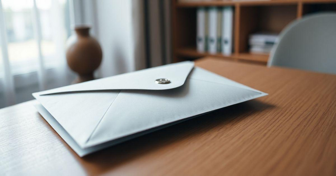 Envelope com Lacre de Segurança: Proteção Garantida