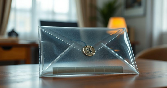 Envelope Transparente com Lacre: Praticidade e Estilo