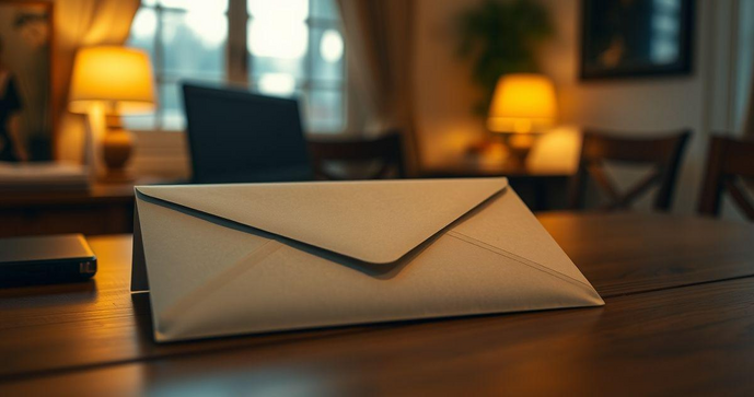 Envelope com lacre garante segurança e estilo na sua correspondência