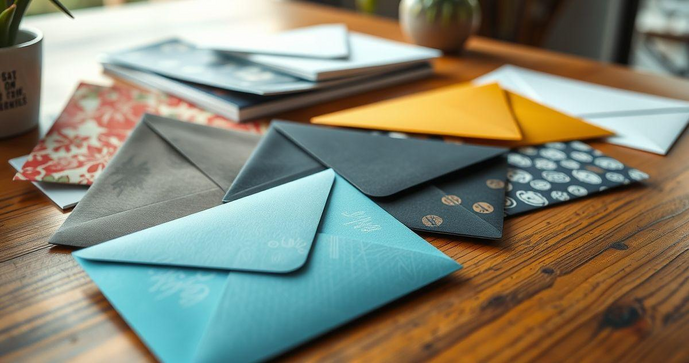 Envelope vai e vem personalizado: crie um design exclusivo para sua comunicação