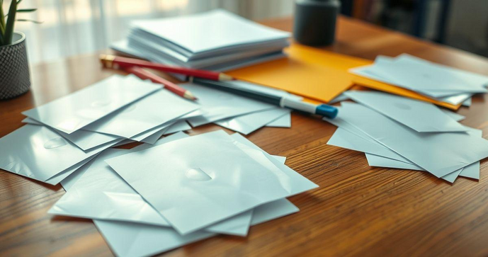 Envelopes transparentes: descubra as vantagens e opções ideais para seu uso