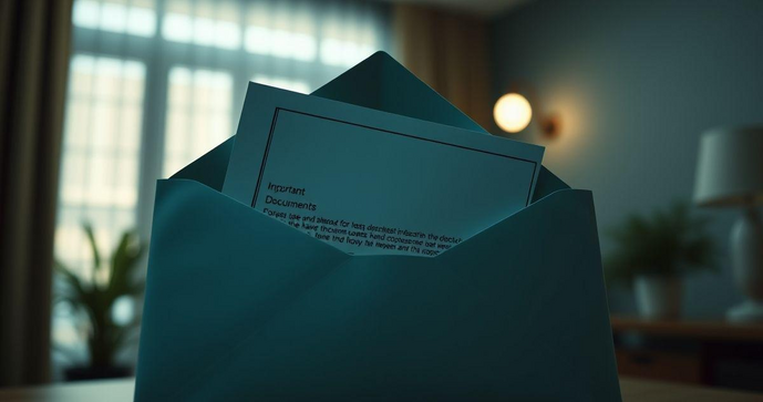 Envelope de segurança inviolável garante proteção total para documentos importantes